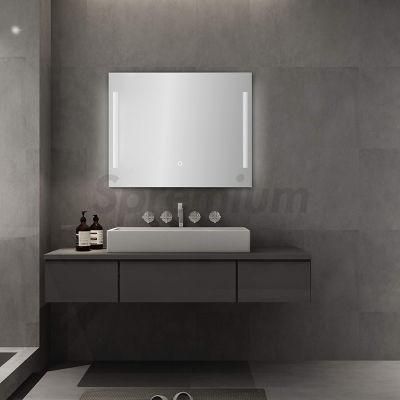 Modern Wall Mirror Mounted LED Bathroom Mirror Smart Mirror Wholesale LED Bathroom Backlit Wall Glass Vanity Mirror