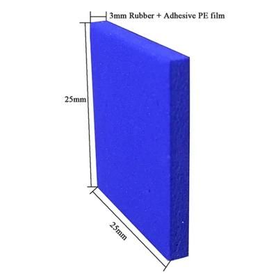Blue EVA Rubber Protector Foam Pads for Industrial Glass Shipping with 15*15*2mm