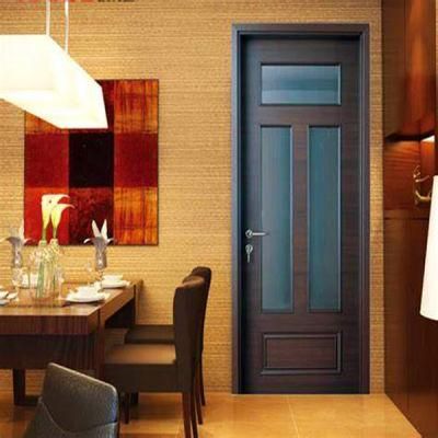 Gd Fireproof Waterproof Aluminium Bathroom Glass Door Swing Casement Single Door for Shower Room Bathroom