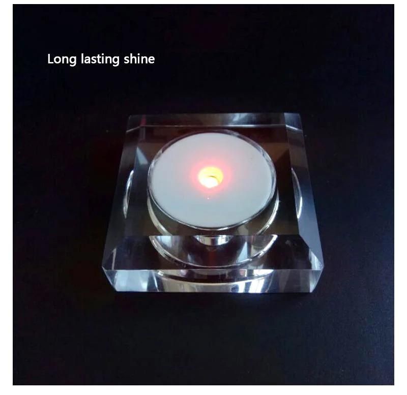 LED Display Stand for Crystal Glass Lens Ball Home Desktop Holder Light Base