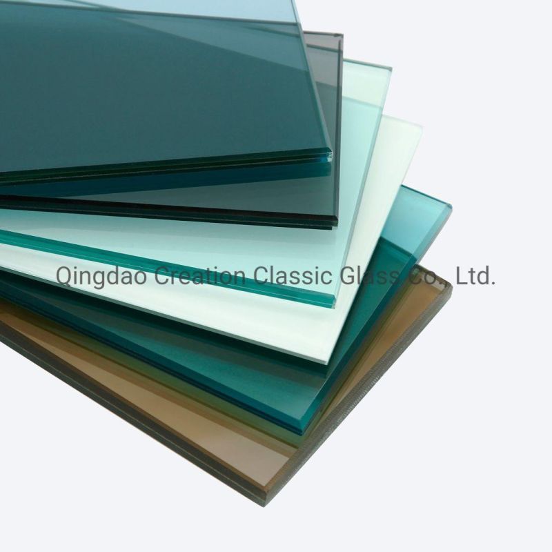 4mm-10mm Bronze/Pink/Blue Reflective Glass for Building/Window Glass