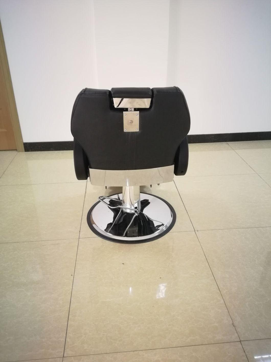 Hl-9254b Salon Barber Chair for Man or Woman with Stainless Steel Armrest and Aluminum Pedal