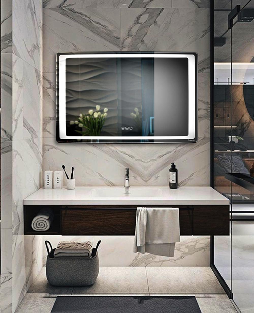 H500mm*700mm 3D Illuminated Lighted LED Bathroom Wall Mirror (MR-YB1-DJ002)