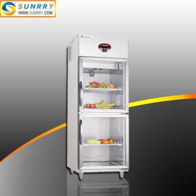 Professional Fruit/Red Bull Refrigerated Fridge Cabinet with Glass Door