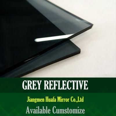 Grey Reflective Glass Color Glass Float Tinted Mirror Glass