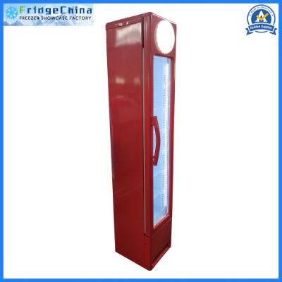 Commercial Upright Glass Door Display Showcase Refrigerator Catering Equipment for Kitchen and Supermarket