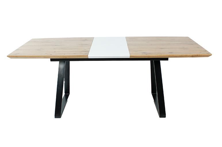 Modern Home Office Furniture White MDF Marble Kitchen Extendable Dining Table
