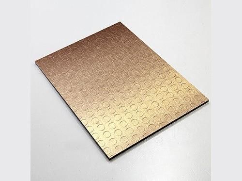 Bright Surface Aluminum Stucco Embossed Sheet for for Lamp Cover