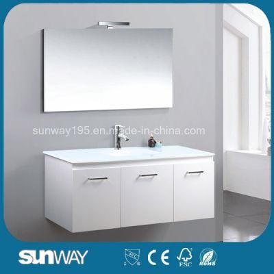 Luxury Contemporary Quality White Bathroom Cabinet with 3 Doors