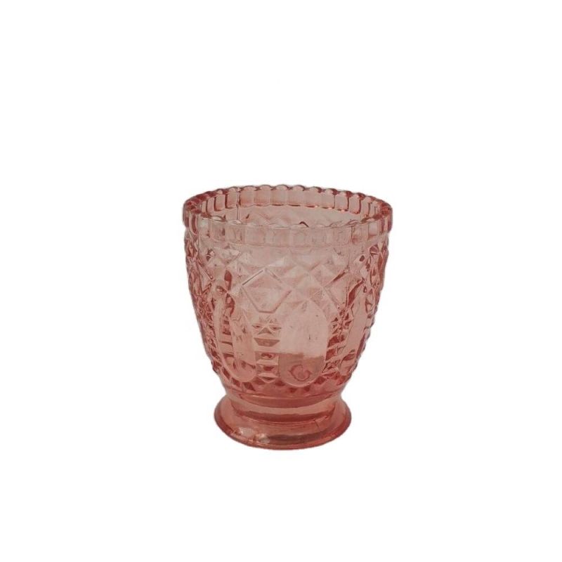 Wholesale Candle Holder Candlestick Wedding Jars Glass Candle Jar Glass Candle Holder for Home Decor