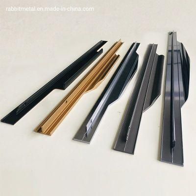 Hot Selling Custom Aluminium 6063 Alloy Profile Anodized Guide Hanging Rail Sliding Door Track