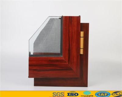 6063 Wooden Grain Aluminium Profile, Aluminium Alloy for Window
