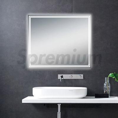 Modern Bathroom Vanity Wholesale Luxury Home Decorative Smart Mirror Wholesale LED Bathroom Backlit Wall Glass Vanity Mirror