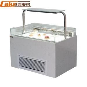 Commercial Glass Display Cake or Ice Cream Showcase
