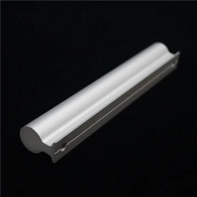 Aluminium Extrusion Profile Wardrobe Handle Use Silver Anodizing with Sand Blast