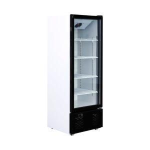 13cuft Tempered Glass Door Supermarket Merchandise Glass Door Fan Cooling Display Freezer Beverage Showcase