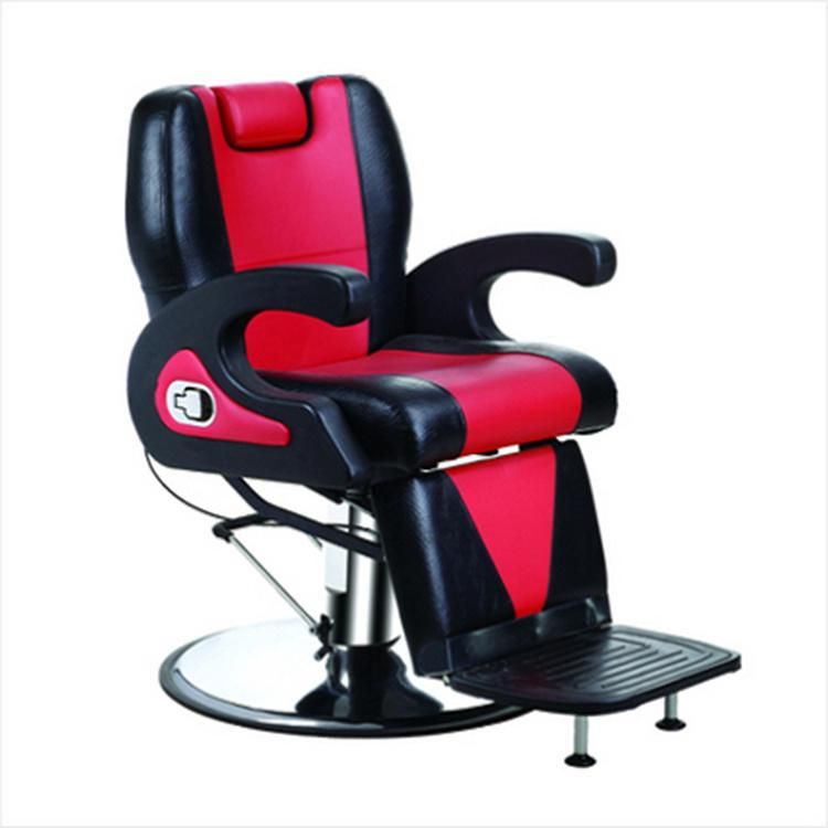 Hl-9305 Salon Barber Chair for Man or Woman with Stainless Steel Armrest and Aluminum Pedal