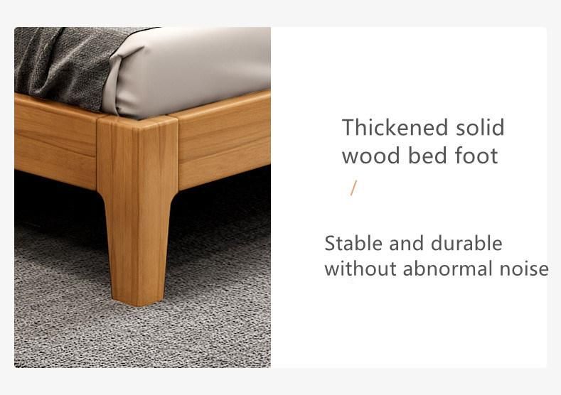 Simple Style Good Price Bedroom Home Hotel Furniture Wooden Single Double Beds