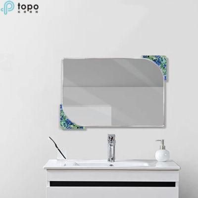 Decorative Frameless Hotel Wall Art Cosmetic Dressing HD Mirror (MR-YB4-DJ006)