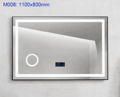 Smart Glass Vanity Furniture LED Bathroom Wall Mirror with Lights (M008)