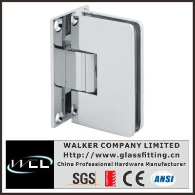 Bh1001 Chrome Wall Mount Full Back Plate Standard Hinge