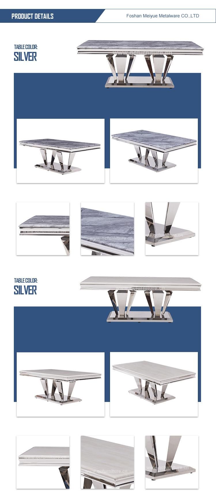 Rectangle Restaurant Shape Smoked Glass Iron Metal 12 Seats Luxury Dining Tables