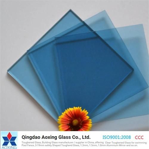 Dark Blue/Color/Tinted Float Glass for Building/Window/Door Glass