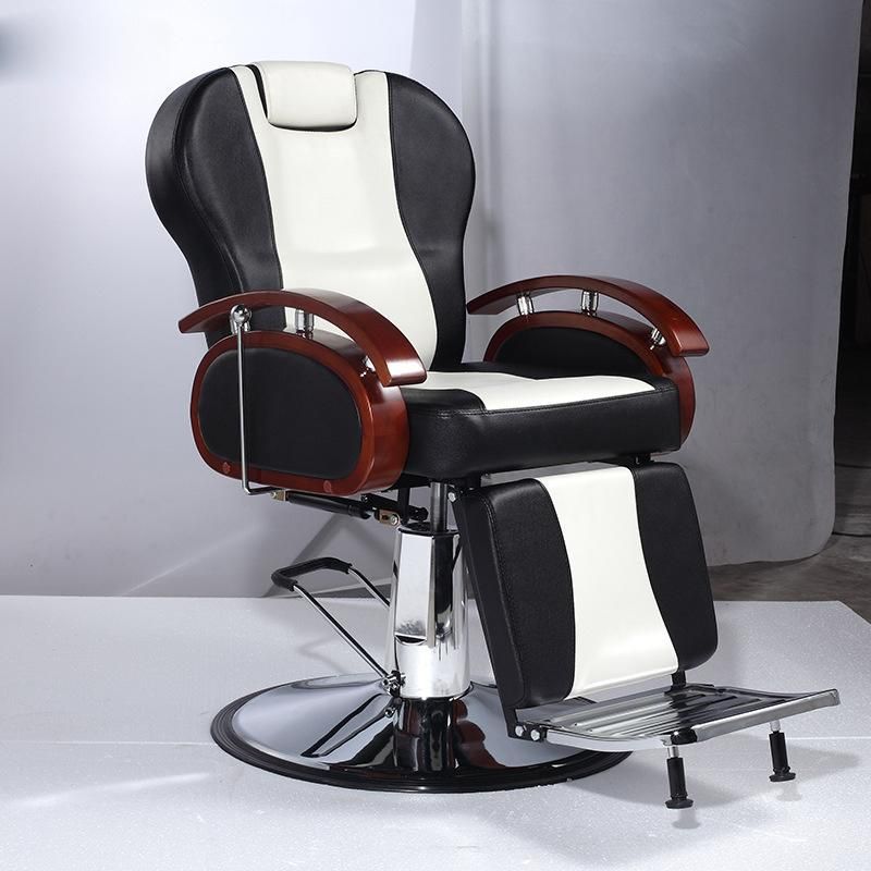 Hl-9210A 2021 Salon Barber Chair for Man or Woman with Stainless Steel Armrest and Aluminum Pedal