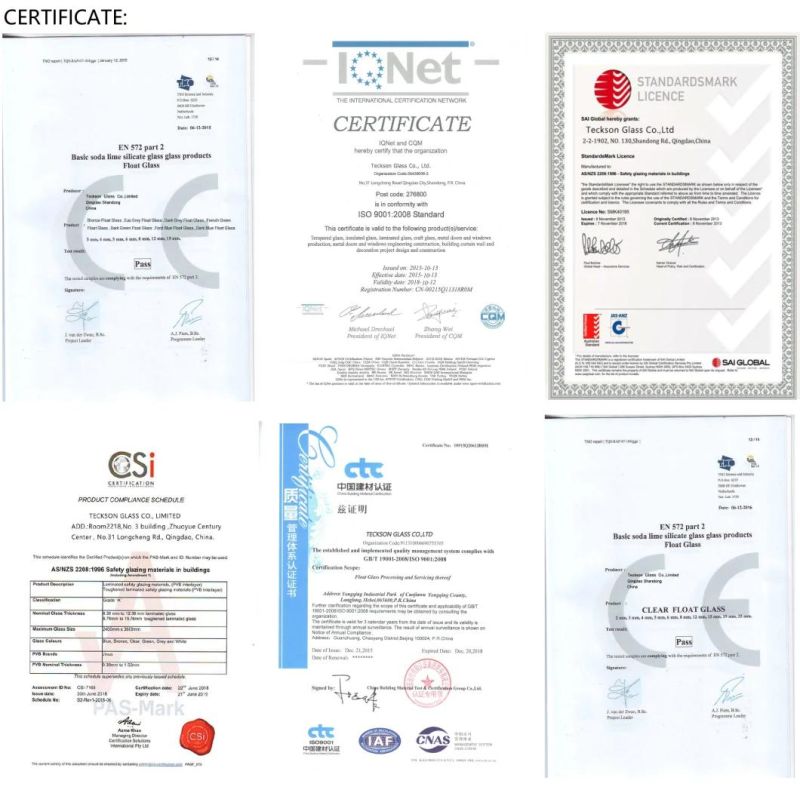 5mm Factory Wholesale Window China Float Sheets Glass Price