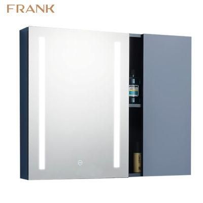 Smart Bathroom Mirror with Electronic Anti-Fog Time Display Medicine Cabinet