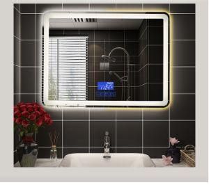 Modern Wall Mounted Touch Sensor Switch Infinity Custom Mirror Bathroom Lighted Mirror