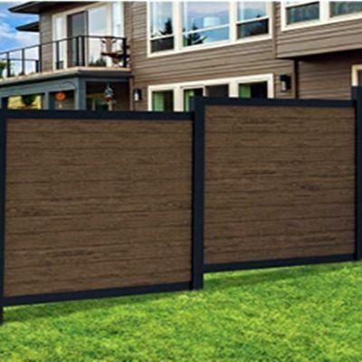Aluminum Safety Privacy Modern House High Security Home Fencing Panel Garden Lattice WPC Cheap Swimming Pool Fence