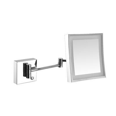 Kaiiy Double Sided Arm Extending Wall Mount Bathroom Vanity LED Mirror with Lights Magnification 3X 5X