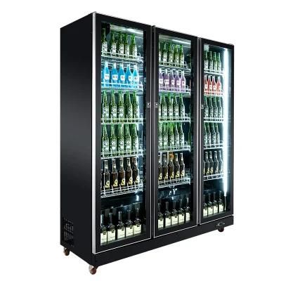 OEM Commercial Glass Door Showcase Used Refrigerator Upright Fridge