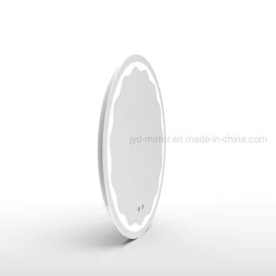 Glass Round Smart Wall Mount Vanity Bathroom Mirrors with Light