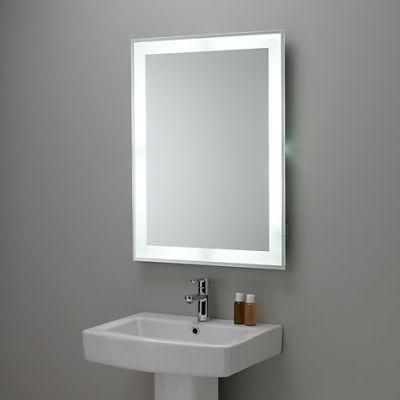 6mm Waterproof Sandblasted Float Silver Mirror for LED Mirror in Customer Size and Shape