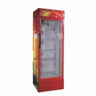 Upright Direct Cooling Display Showcase Beverage Freezer /Showcase with Glass Door