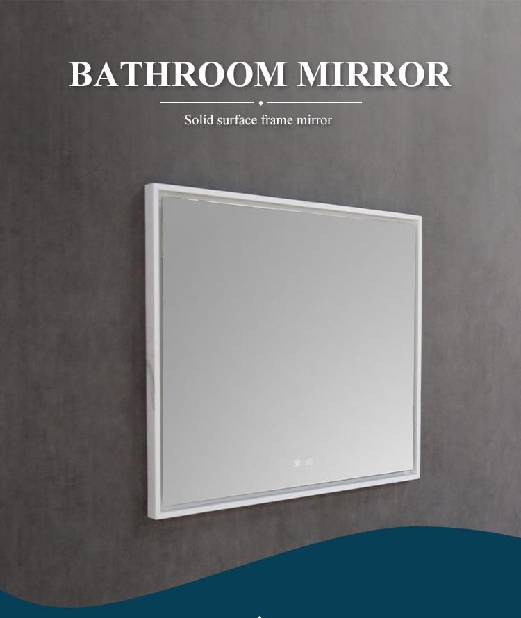 Kingkonree Smart LED Bathroom Mirror Anti-Fog Women Makeup Cabinet Mirror