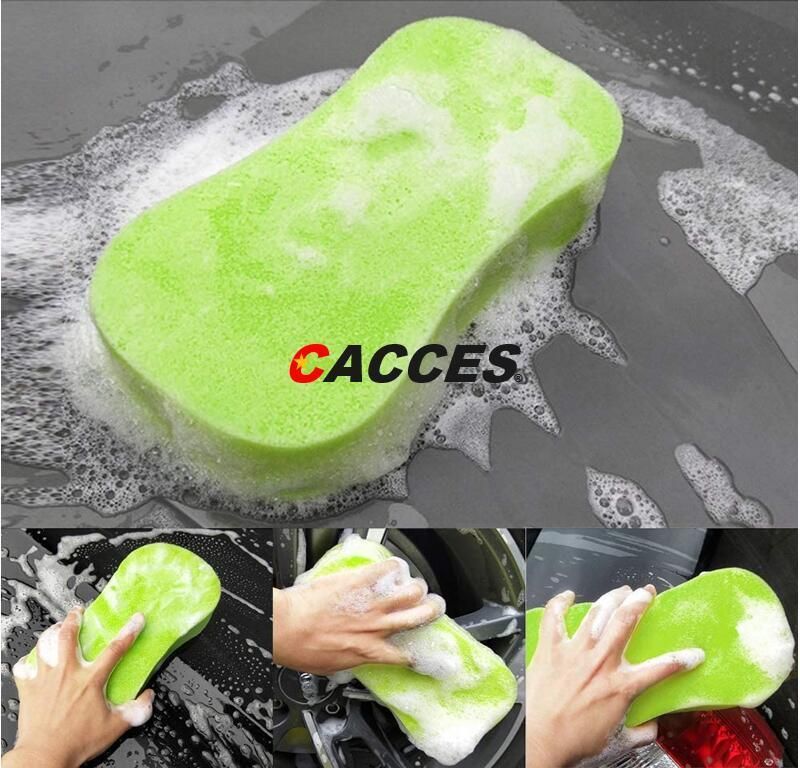 Car Cleaning Pad Wash Foam Car Wash Sponges Super Absorbent Rich Foam Sponge Cleaning Products for Car, bathroom, Kicten, motorcycle, Bike, Glass, Window, Home