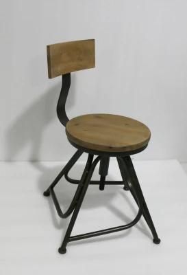 Supplying Furniture of Bar Chairs Made of Wood and Metal with Unqiue Design