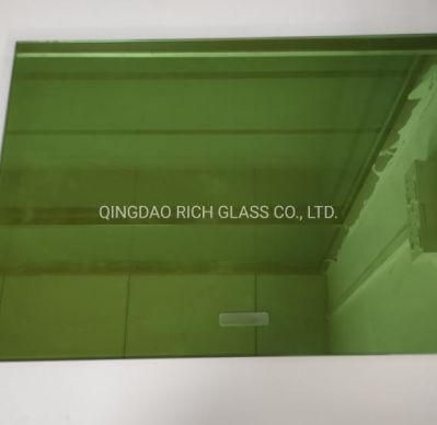 China Building Green Reflective Coated Glass 4mm 5mm 5.5mm 6mm 8mm