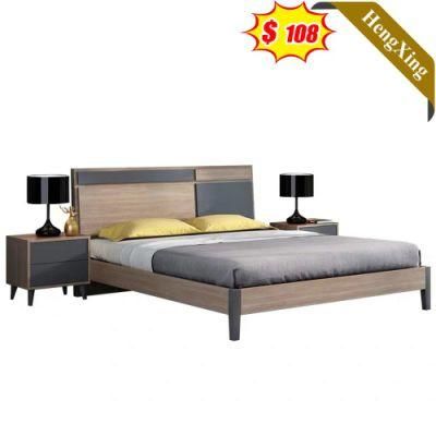 Simple Minimalist Style Cheap Price Home Hotel Apartment Bedroom Furniture Bed