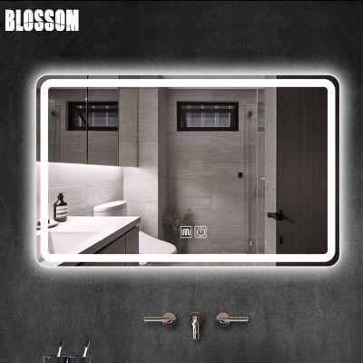 Smart Glass Vanity Furniture LED Bathroom Wall Mirror with Lights