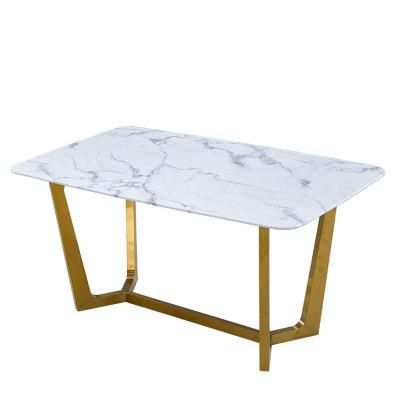 Modern Large Granite Artificial Marble Dining Table