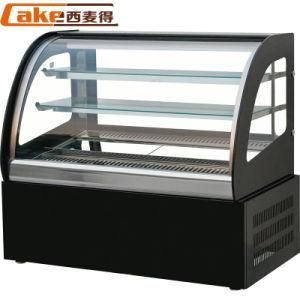 Glass Air Cooled Cake Display Case Bakery Display Cabinet