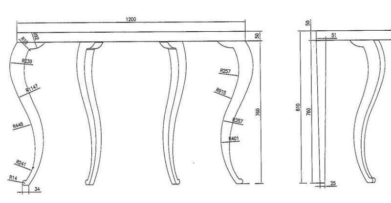 Modern Stainless Steel Console Table with Glass Top