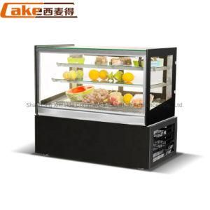 2~10 Temperature and Single-Temperature Style Glass Refrigerated Cabinet for Cake