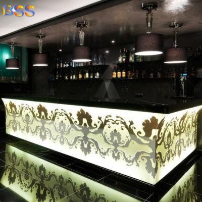 Luxury Style Small Cafe Restaurant Bar Counter Design