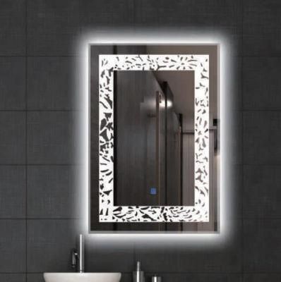 Wholesale Home Decor Hotel Luxury LED Modern Rectangle Household Items Bedroom Mirror Factory Dressing Mirror Glass