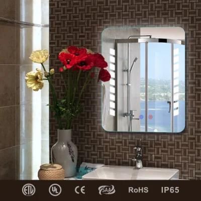 Beauty Salon LED Glass Makeup Bathroom Home Decor Wall Mirror with Defogging